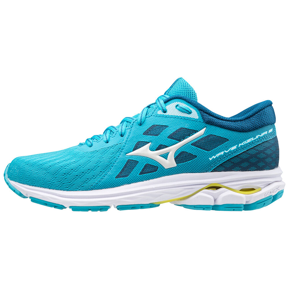 Scarpe Running Mizuno Wave Kizuna 2 Donna - Blu/Bianche/Gialle - 28705-YOBW